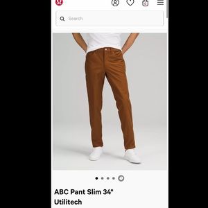 Men’s Lululemon ABC Pant Slim